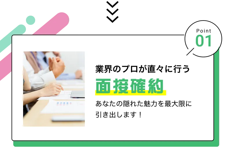 面接確約